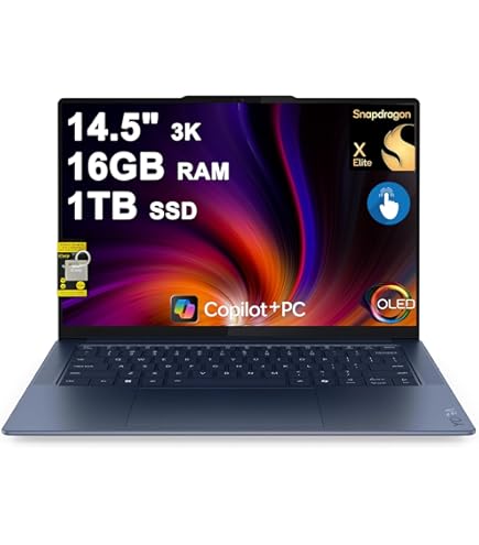 Amazon.com: Lenovo Yoga Slim 7x 3K OLED Touchscreen Laptop, 14.5